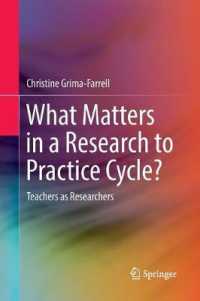 What Matters in a Research to Practice Cycle? : Teachers as Researchers