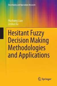 Hesitant Fuzzy Decision Making Methodologies and Applications (Uncertainty and Operations Research)