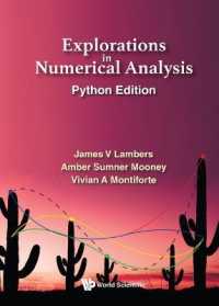 Explorations in Numerical Analysis: Python Edition