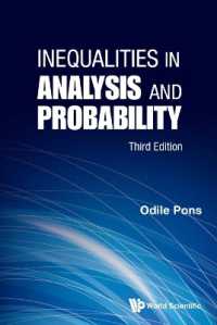 解析と確率における不等式（第３版）<br>Inequalities in Analysis and Probability (Third Edition)