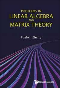 線形代数・行列論問題集<br>Problems in Linear Algebra and Matrix Theory