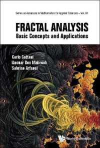 Fractal Analysis: Basic Concepts and Applications (Series on Advances in Mathematics for Applied Sciences)