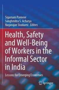 Health, Safety and Well-Being of Workers in the Informal Sector in India : Lessons for Emerging Economies