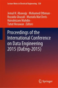 Proceedings of the International Conference on Data Engineering 2015 (DaEng-2015) (Lecture Notes in Electrical Engineering)