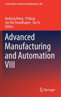 Advanced Manufacturing and Automation VIII (Lecture Notes in Electrical Engineering)