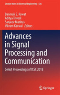 Advances in Signal Processing and Communication : Select Proceedings of ICSC 2018 (Lecture Notes in Electrical Engineering)