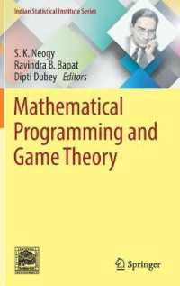 Mathematical Programming and Game Theory (Indian Statistical Institute Series)