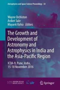 The Growth and Development of Astronomy and Astrophysics in India and the Asia-Pacific Region : ICOA-9, Pune, India, 15-18 November 2016 (Astrophysics and Space Science Proceedings)