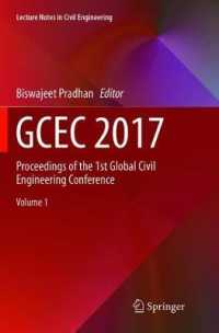 GCEC 2017 : Proceedings of the 1st Global Civil Engineering Conference (Lecture Notes in Civil Engineering)
