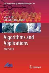 Algorithms and Applications : ALAP 2018 (Smart Innovation, Systems and Technologies)