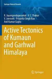 Active Tectonics of Kumaun and Garhwal Himalaya (Springer Natural Hazards)