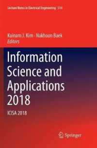 Information Science and Applications 2018 : ICISA 2018 (Lecture Notes in Electrical Engineering)