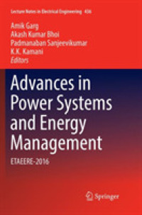 Advances in Power Systems and Energy Management : ETAEERE-2016 (Lecture Notes in Electrical Engineering)