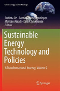 Sustainable Energy Technology and Policies : A Transformational Journey, Volume 2 (Green Energy and Technology)