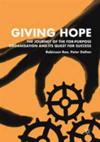 Giving Hope: the Journey of the For-Purpose Organisation and Its Quest for Success