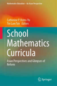 School Mathematics Curricula : Asian Perspectives and Glimpses of Reform (Mathematics Education - an Asian Perspective)