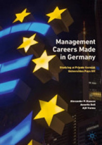 Management Careers Made in Germany : Studying at Private German Universities Pays Off