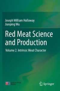 Red Meat Science and Production : Volume 2. Intrinsic Meat Character