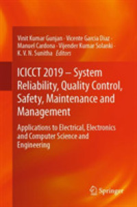ICICCT 2019 - System Reliability, Quality Control, Safety, Maintenance and Management : Applications to Electrical, Electronics and Computer Science and Engineering
