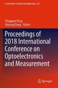 Proceedings of 2018 International Conference on Optoelectronics and Measurement (Lecture Notes in Electrical Engineering)