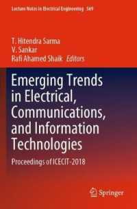 Emerging Trends in Electrical, Communications, and Information Technologies : Proceedings of ICECIT-2018 (Lecture Notes in Electrical Engineering)