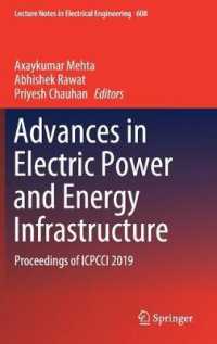 Advances in Electric Power and Energy Infrastructure : Proceedings of ICPCCI 2019 (Lecture Notes in Electrical Engineering)