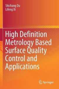 High Definition Metrology Based Surface Quality Control and Applications （2019）