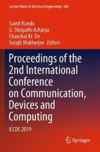 Proceedings of the 2nd International Conference on Communication, Devices and Computing : ICCDC 2019 (Lecture Notes in Electrical Engineering)