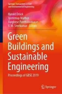Green Buildings and Sustainable Engineering : Proceedings of GBSE 2019 (Springer Transactions in Civil and Environmental Engineering)