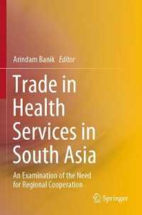 Trade in Health Services in South Asia : An Examination of the Need for Regional Cooperation