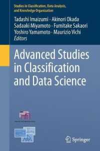 Advanced Studies in Classification and Data Science (Studies in Classification, Data Analysis, and Knowledge Organization)