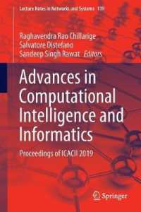 Advances in Computational Intelligence and Informatics : Proceedings of ICACII 2019 (Lecture Notes in Networks and Systems)