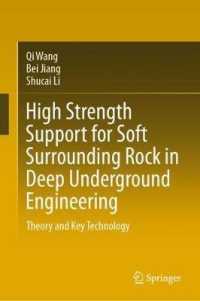 High Strength Support for Soft Surrounding Rock in Deep Underground Engineering : Theory and Key Technology