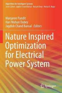 Nature Inspired Optimization for Electrical Power System (Algorithms for Intelligent Systems)