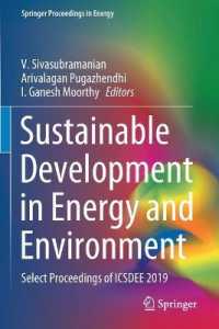 Sustainable Development in Energy and Environment : Select Proceedings of ICSDEE 2019 (Springer Proceedings in Energy)