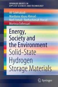 Energy, Society and the Environment : Solid-State Hydrogen Storage Materials (Springerbriefs in Applied Sciences and Technology)