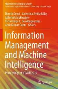Information Management and Machine Intelligence : Proceedings of ICIMMI 2019 (Algorithms for Intelligent Systems)