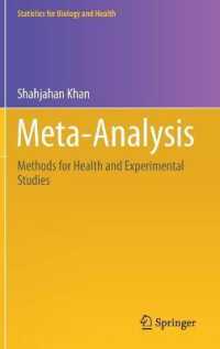 Meta-Analysis : Methods for Health and Experimental Studies (Statistics for Biology and Health)