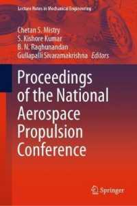 Proceedings of the National Aerospace Propulsion Conference (Lecture Notes in Mechanical Engineering)
