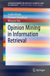 Opinion Mining in Information Retrieval (Springerbriefs in Applied Sciences and Technology) （2020）