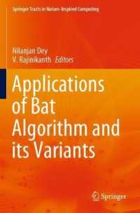 Applications of Bat Algorithm and its Variants (Springer Tracts in Nature-inspired Computing)