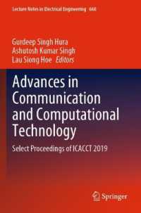 Advances in Communication and Computational Technology : Select Proceedings of ICACCT 2019 (Lecture Notes in Electrical Engineering)
