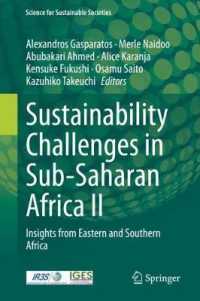 Sustainability Challenges in Sub-Saharan Africa II : Insights from Eastern and Southern Africa (Science for Sustainable Societies)