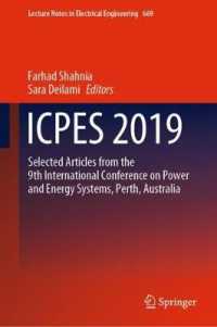 ICPES 2019 : Selected articles from the 9th International Conference on Power and Energy Systems, Perth, Australia (Lecture Notes in Electrical Engineering)