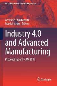 Industry 4.0 and Advanced Manufacturing : Proceedings of I-4AM 2019 (Lecture Notes in Mechanical Engineering)