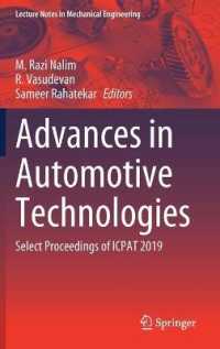Advances in Automotive Technologies : Select Proceedings of ICPAT 2019 (Lecture Notes in Mechanical Engineering)