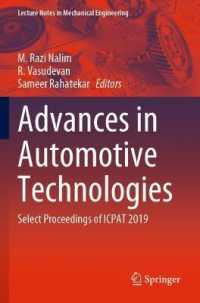 Advances in Automotive Technologies : Select Proceedings of ICPAT 2019 (Lecture Notes in Mechanical Engineering)