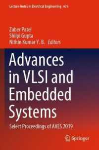 Advances in VLSI and Embedded Systems : Select Proceedings of AVES 2019 (Lecture Notes in Electrical Engineering)