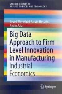 Big Data Approach to Firm Level Innovation in Manufacturing : Industrial Economics (Springerbriefs in Applied Sciences and Technology)