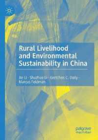 Rural Livelihood and Environmental Sustainability in China